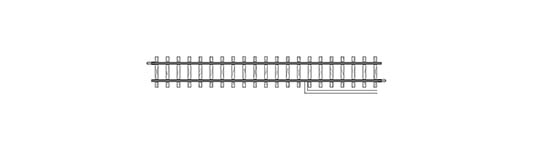 074-4283000 - H0m - Anschlußgleis, 162,3 mm